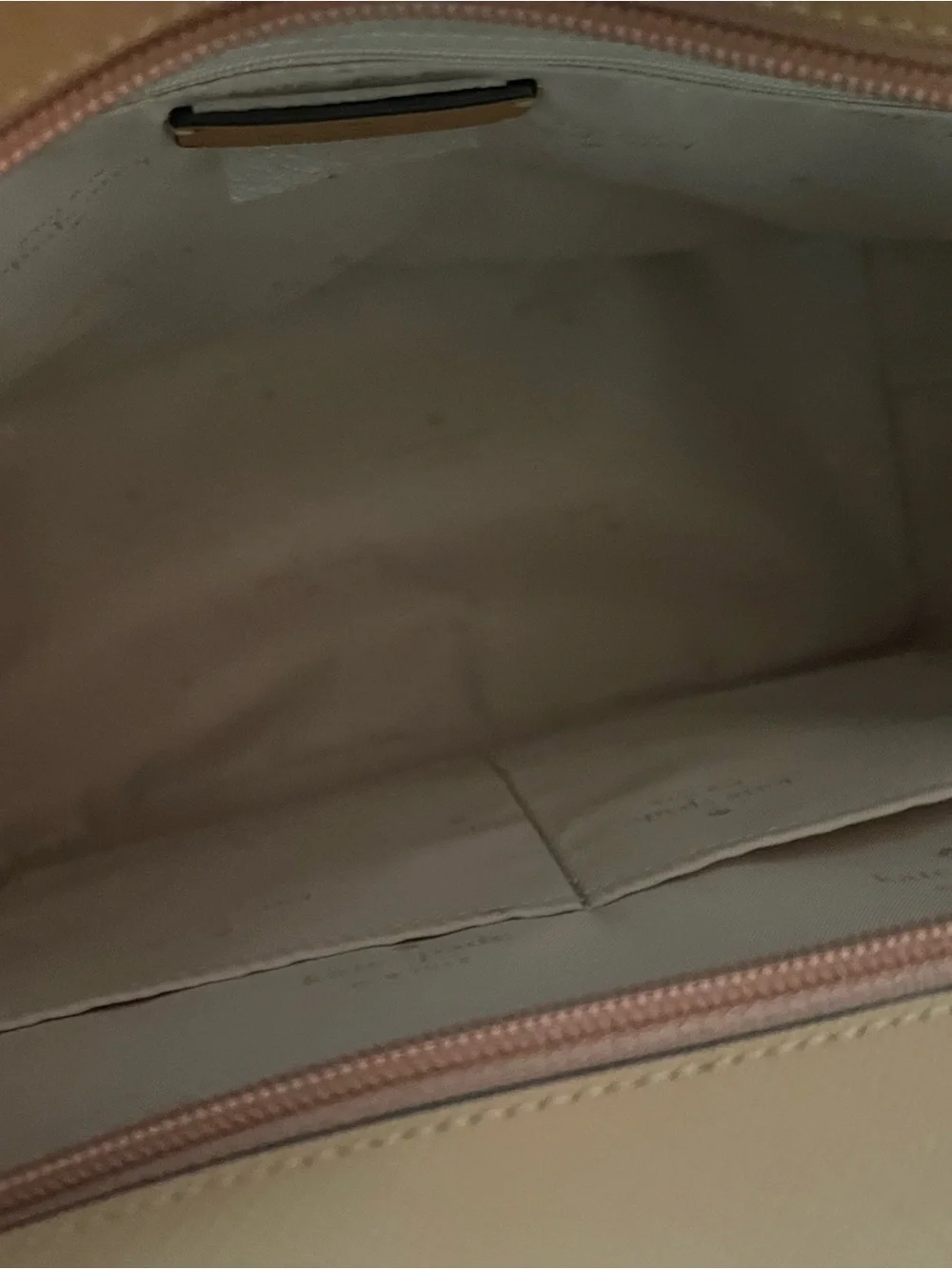 Kate Spade New York Dana Tote in Textured Warm Beige Finish. New without tags
